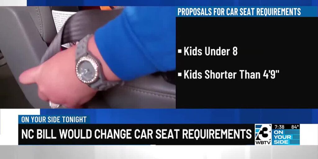 Quy định mới về ghế an toàn ô tô tại North Carolina